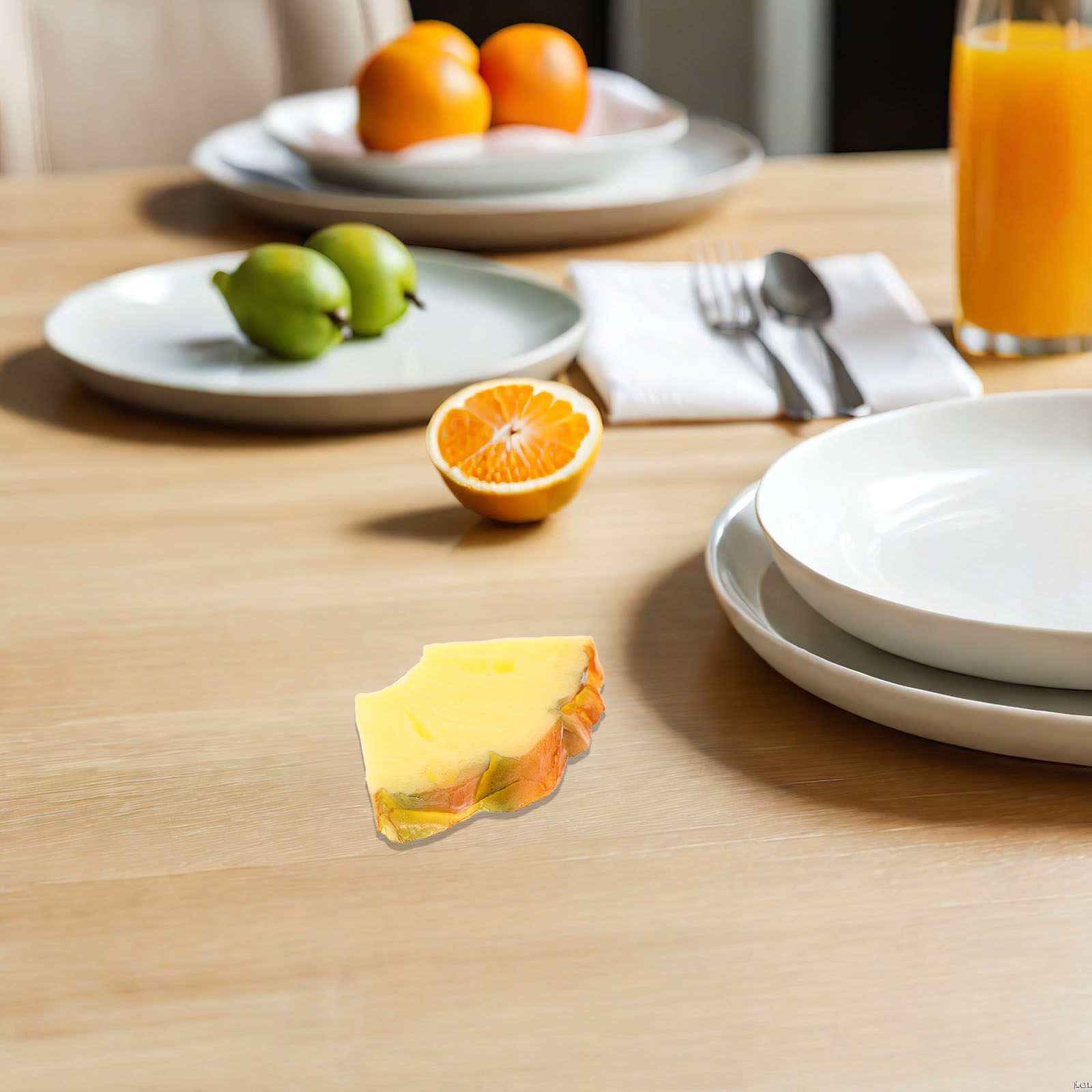 Photography Of Food - 6개입 리얼리스틱 인조 파인애플 슬라이스, 식품