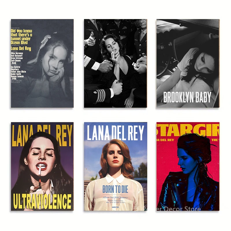 Photography Design - Lizzy Grant Lana Del Rey 포스터
