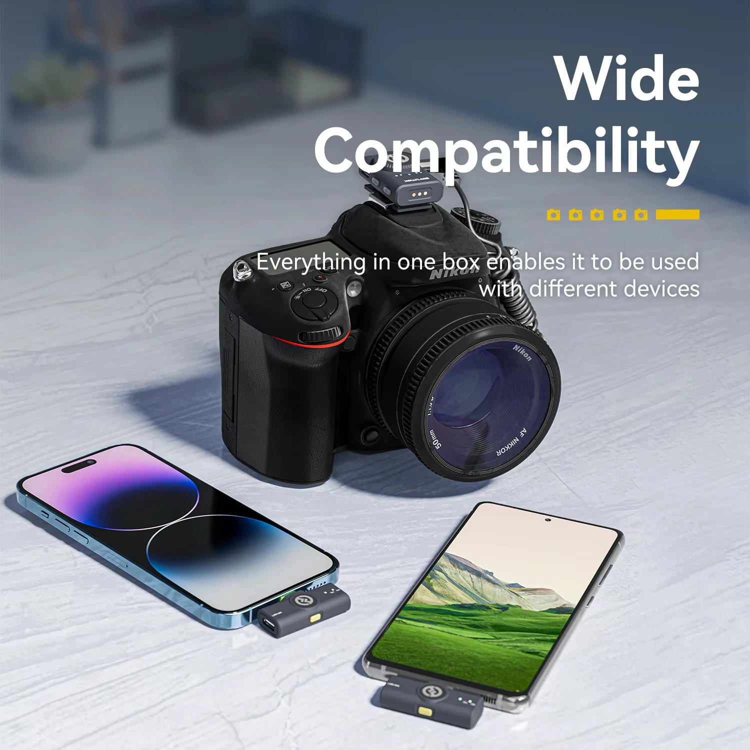 Photography Camera - 2026NEW 라크 M2 무선 라발리어 마이크로폰