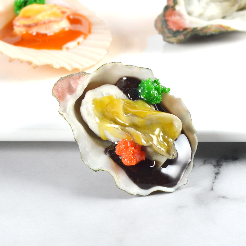 Photography Of Food - 인공 굴 가리비 가짜 음식 시뮬레이션
