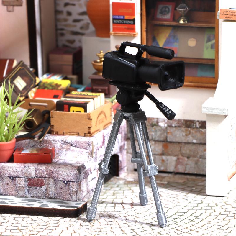 Photography Camera - 미니 비디오 카메라 삼각대 모델 1:12