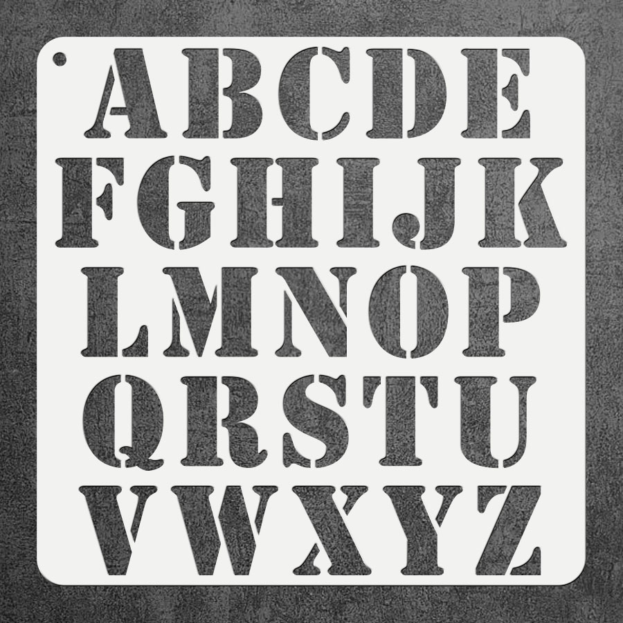 Photography Font - 1PC 11.8 인치 A-Z 대문자 스텐실