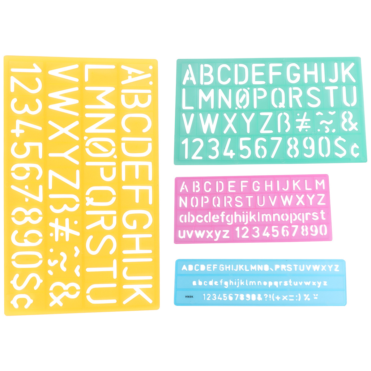 4PCS 알파벳 스텐실 세트 문자 숫자 템플릿 플라스틱 - Photography Font 리뷰 및 가격