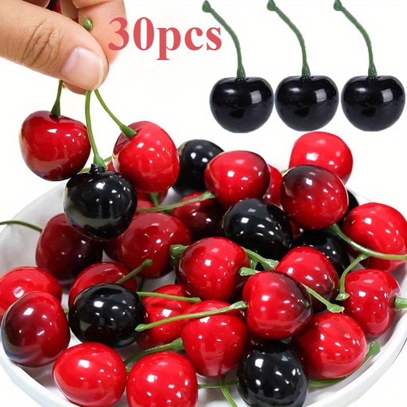 30Pcs 가짜 체리 인공 과일 모델 시뮬레이션 체리  - Photography Of Food 리뷰 및 가격