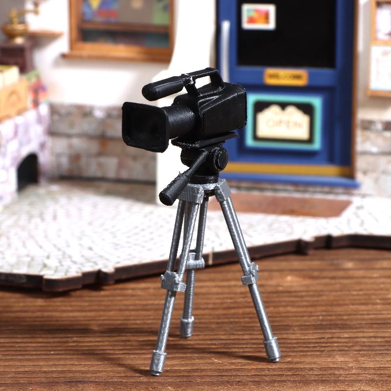 미니 비디오 카메라 삼각대 모델 1:12 스케일 인형  - Photography Camera 리뷰 및 가격