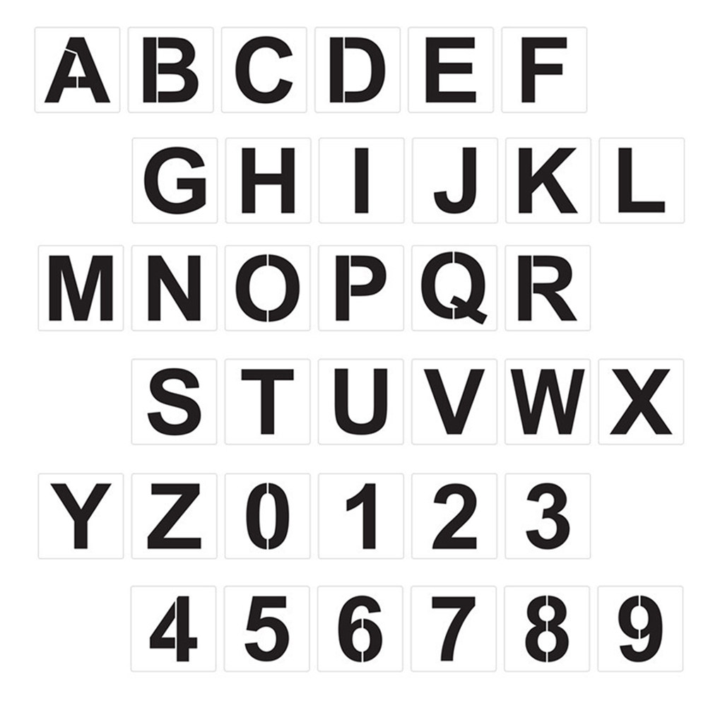 1 세트 대형 알파벳 스텐실 DIY 수제 예술 벽 문  - Photography Font 리뷰 및 가격