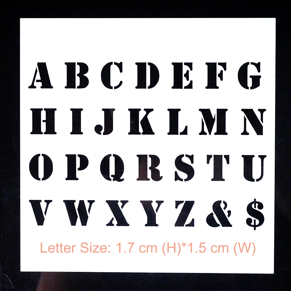 15 cm DIY 공예 편지 알파벳 스텐실 벽 그림 스 - Photography Font 리뷰 및 가격