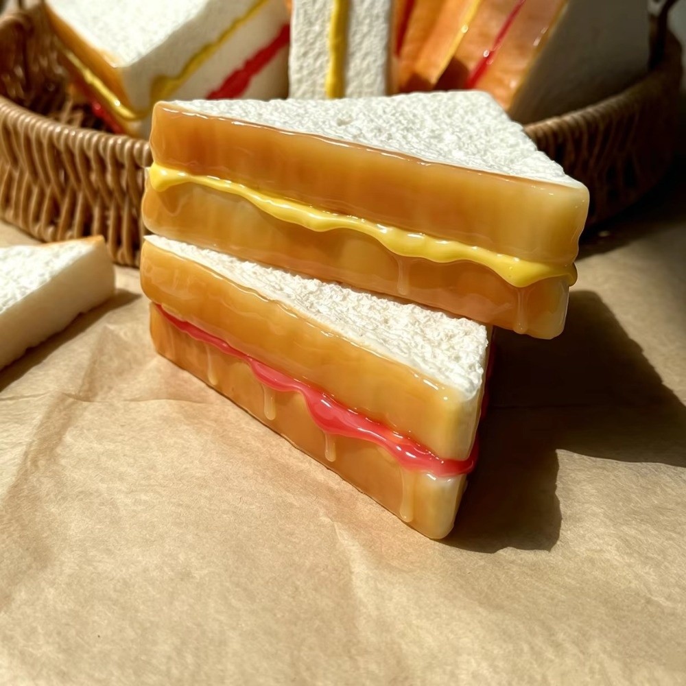 창의적인 PU 샌드위치 모형 부드러운 인조 리얼리스틱  - Photography Of Food 리뷰 및 가격