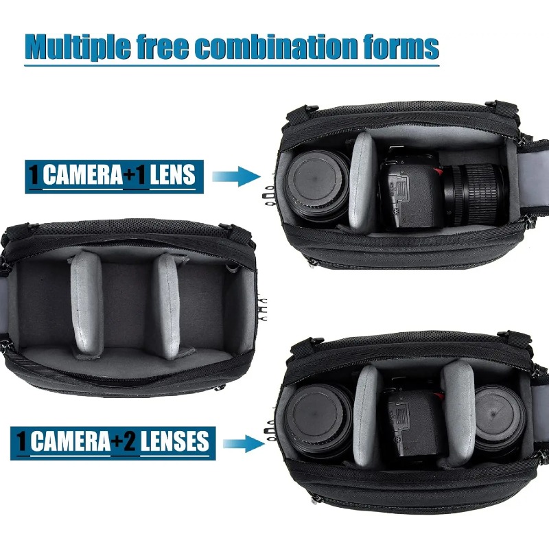 방수 원숄더 슬링백 DSLR SLR 카메라 렌즈용 허리 - Photography Camera 리뷰 및 가격